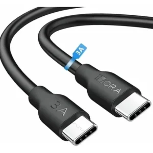 1HORA CABLE USB TIPO-C A USB TIPO-C CAB252N NEGRO
